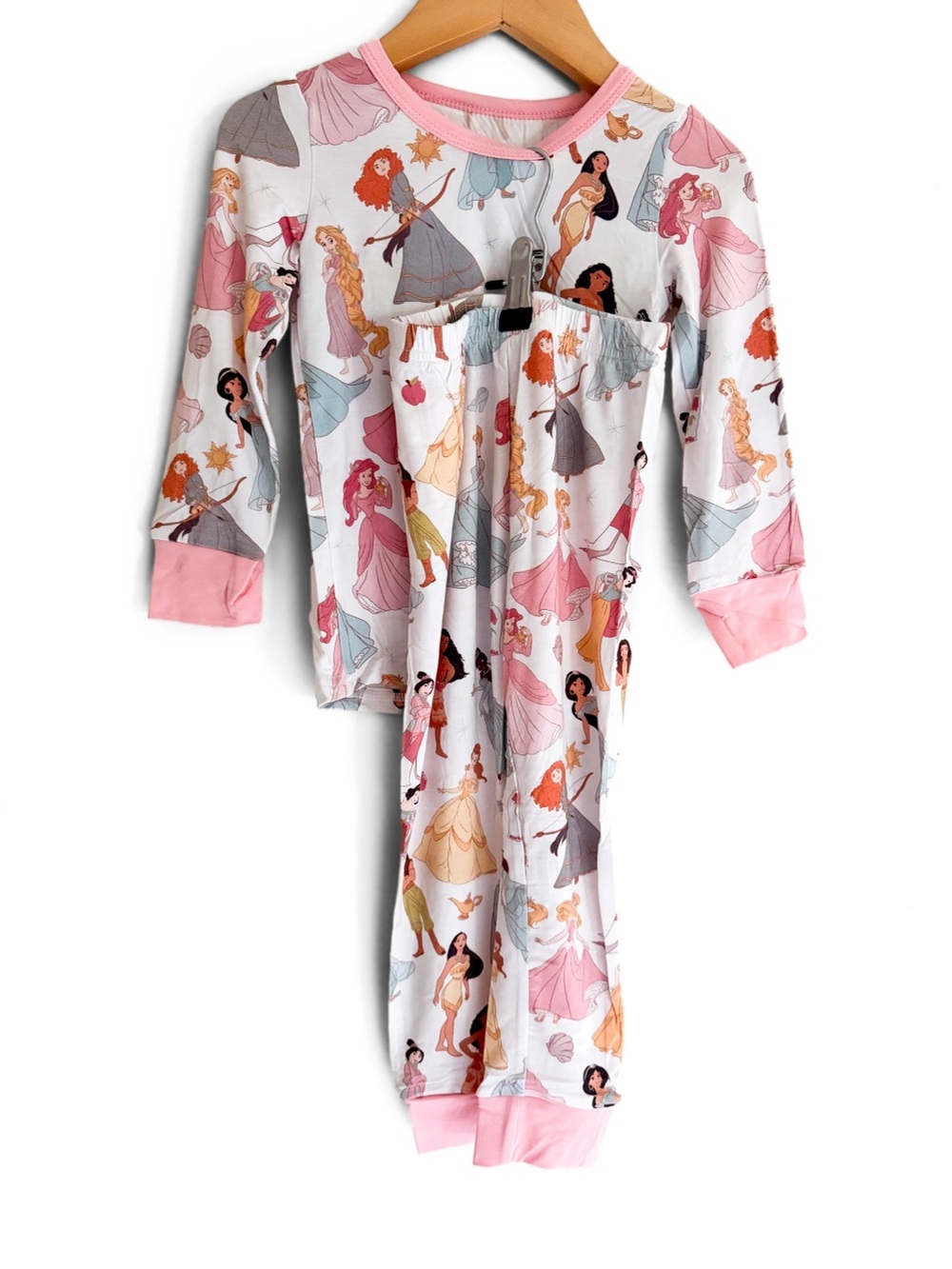 Toddler girls bamboo set